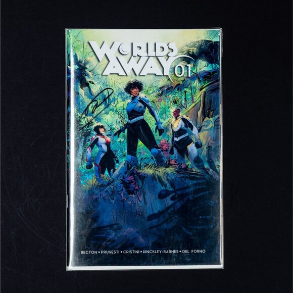 Worlds Away #1 Signed Comic Book Variant Cover Bagged & Boarded - Picture 1 of 3